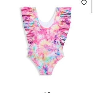 Posh peanut Little Girl'sJoplin Tie-Dye One-Piece Swimsuit size  3T